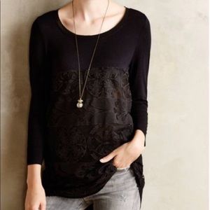 Anthropologie Meadow Rue Capriccio Lace Tunic